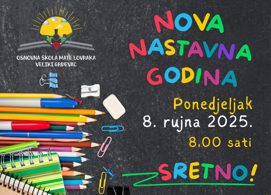 NOVA NASTAVNA GODINA