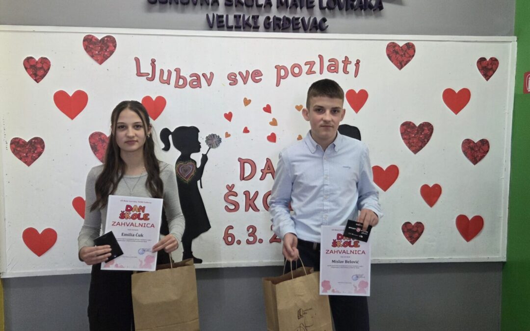 DAN ŠKOLE – LJUBAV SVE POZLATI