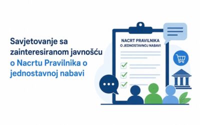 Savjetovanje s javnošću o nacrtu Pravilnika o provedbi postupaka jednostavne nabave