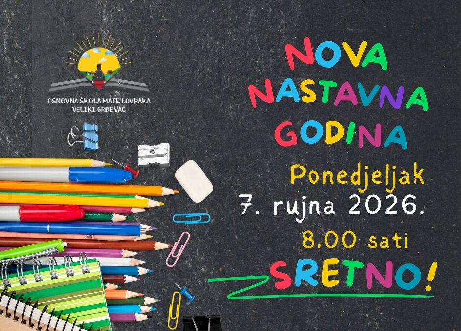 NOVA NASTAVNA GODINA
