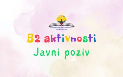 Otvoreni javni poziv za organizaciju B2 aktivnosti