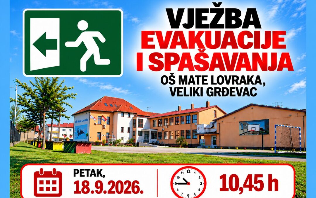VJEŽBA EVAKUACIJE I SPAŠAVANJA